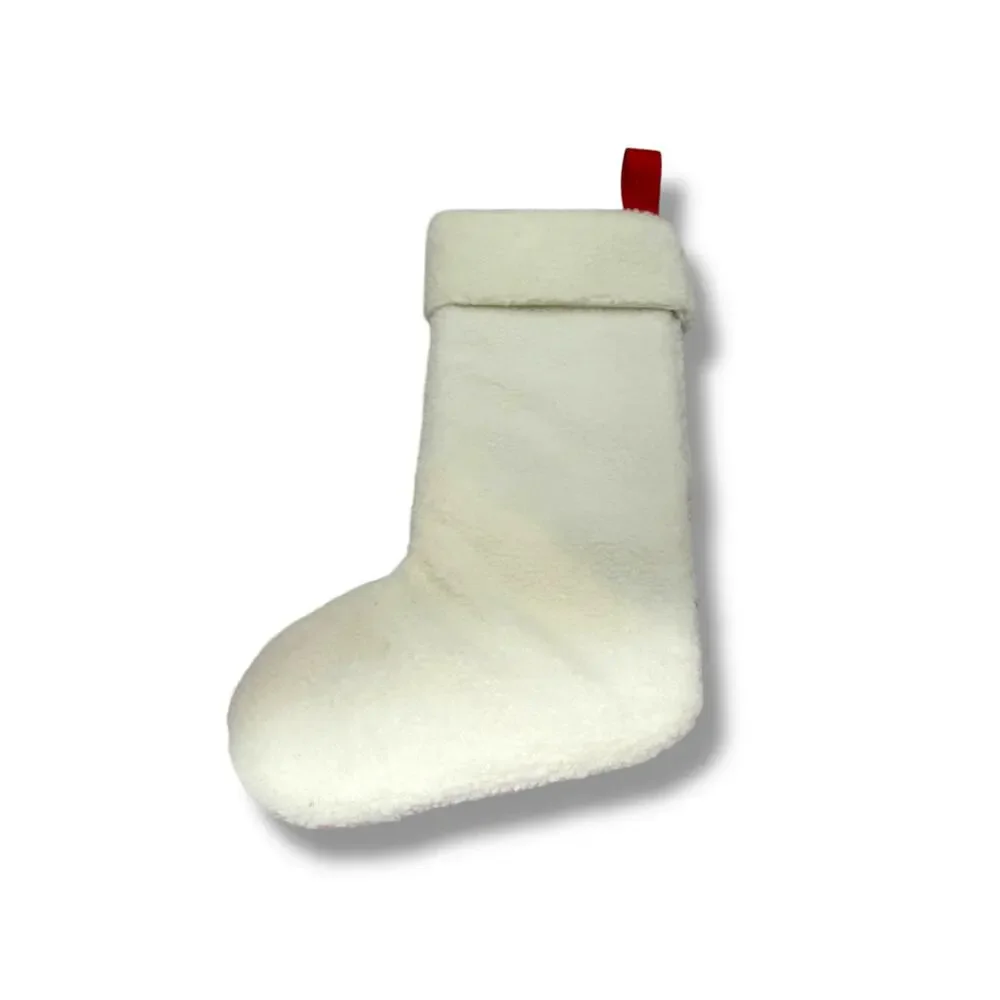 Victoria's Secret PINK Sherpa Plaid Christmas Holiday Stocking